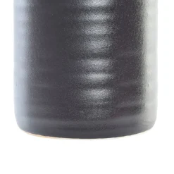 Nesli Vase en porcelaine mate noire^Banak Discount