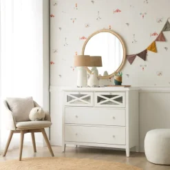 Niza Commode en bois laqué blanc^Banak Outlet