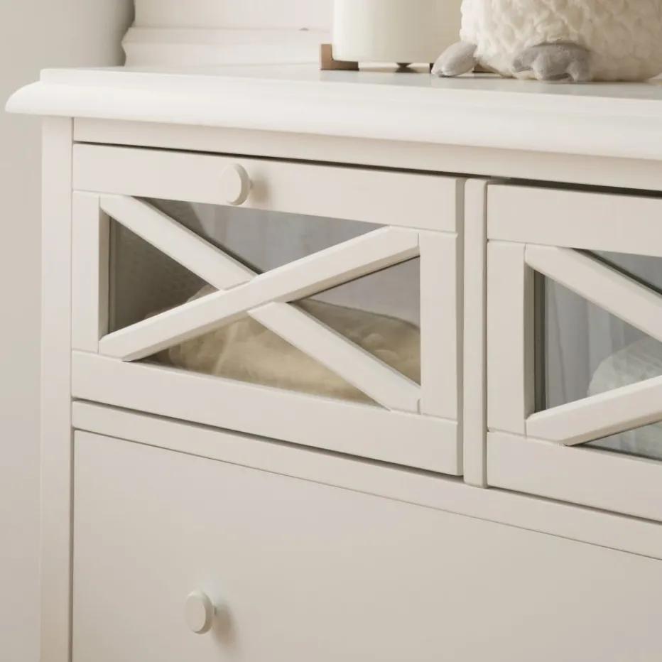 Niza Commode en bois laqué blanc^Banak Outlet