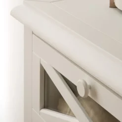Niza Commode en bois laqué blanc^Banak Outlet