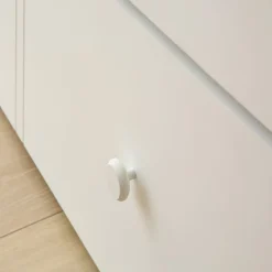 Niza Lit gigogne laqué en blanc pour matelas de 90^Banak Clearance