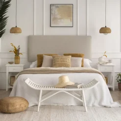 Niza Table de chevet laqué en blanc^Banak Sale