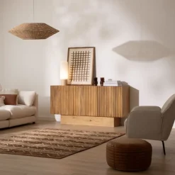 Nolan Aparador de madera maciza de mango^Banak