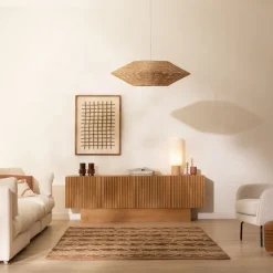 Nolan Mueble tv de madera maciza de mango^Banak Outlet