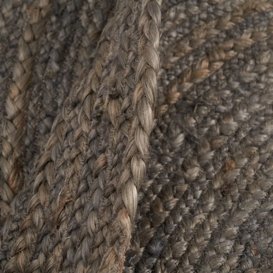 Nom Tapis de salon en jute rond^Banak New