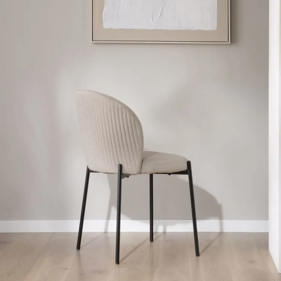 Nuren Chaise rembourrée beige^Banak