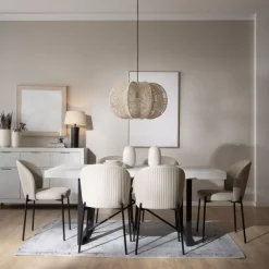 Nuren Chaise rembourrée beige^Banak