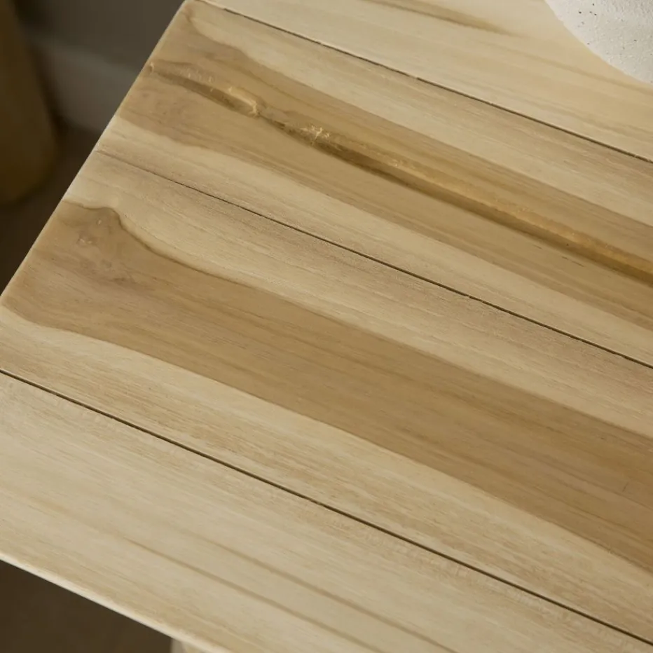 Nusa Table de nuit en bois^Banak Outlet