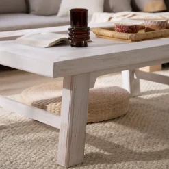Oblak Table basse en bois massif^Banak Clearance