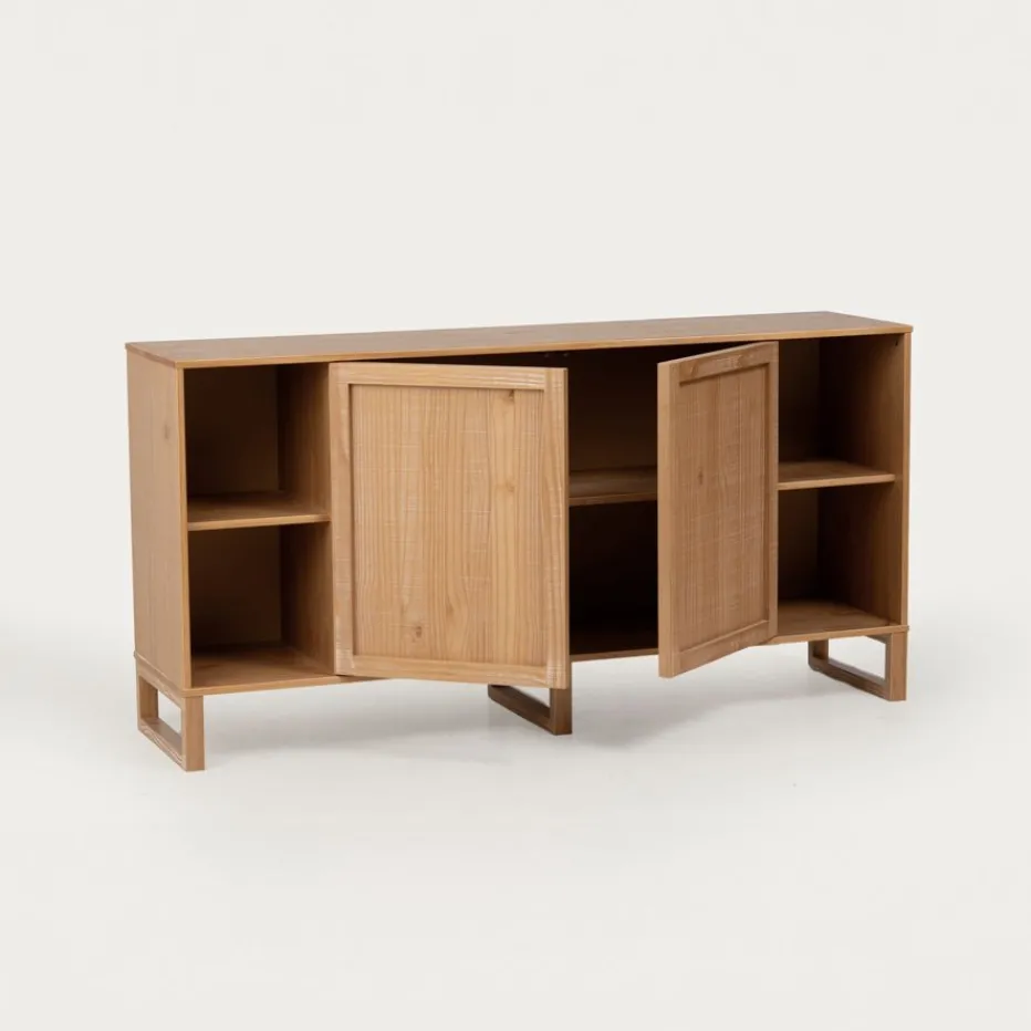 Olivia Buffet en bois massif naturel^Banak Clearance