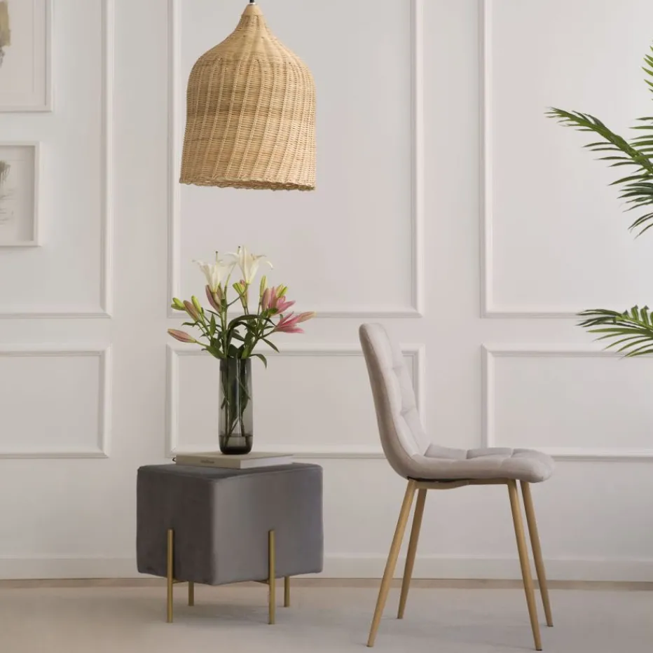 Pack 4 chaises basilea rembourrée beige^Banak Sale