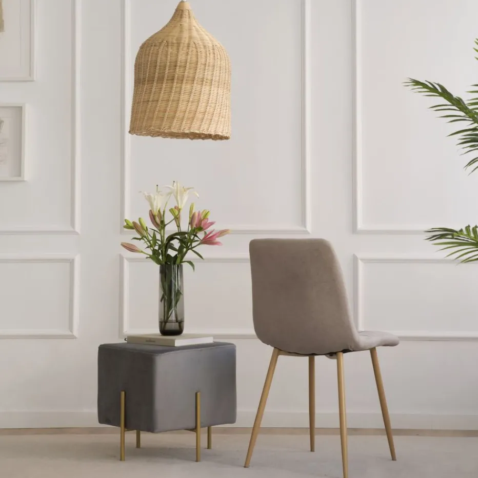 Pack 4 chaises basilea rembourrée beige^Banak Sale