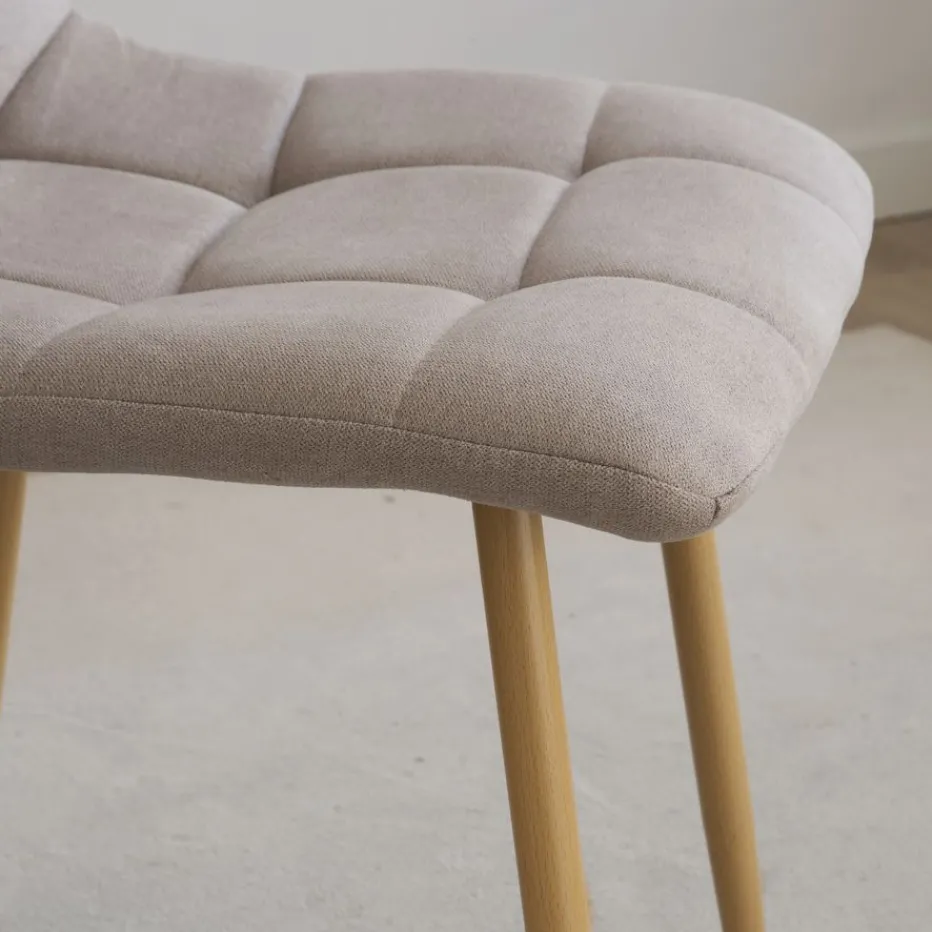 Pack 4 chaises basilea rembourrée beige^Banak Sale