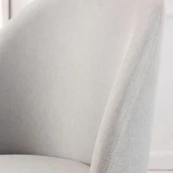 Pack 4 chaises curie rembourrée gris^Banak Outlet