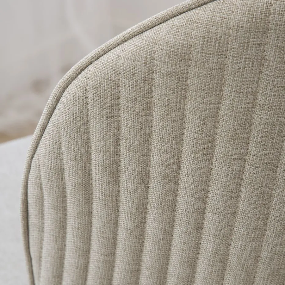 Pack 2 chaises nuren rembourrée beige^Banak Discount