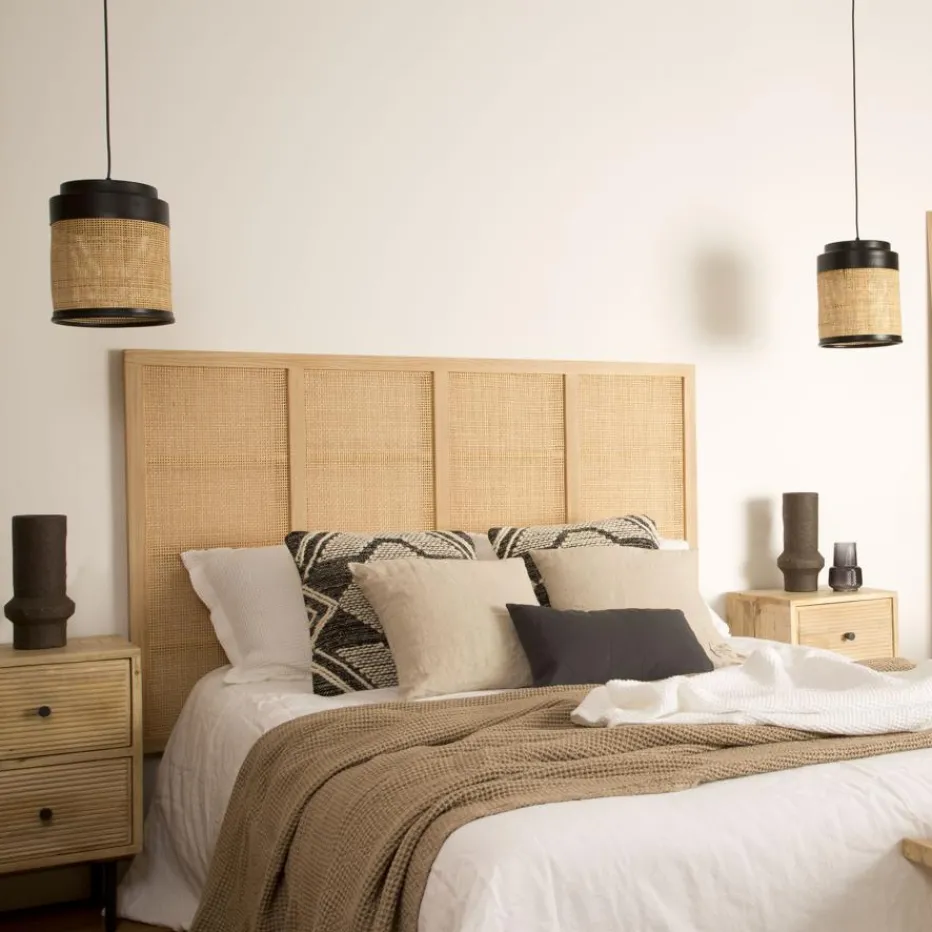 Pandora Tête de lit en bois et rotin pour lit de 150 et 160^Banak Outlet