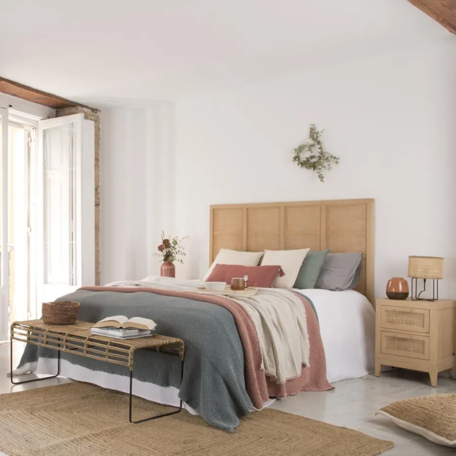 Pandora Tête de lit en bois et rotin pour lit de 150 et 160^Banak Outlet