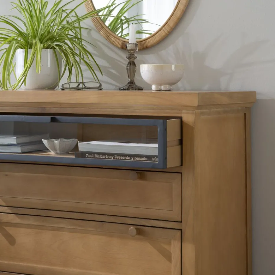 Parma Commode en bois massif de manguier et métal^Banak Online