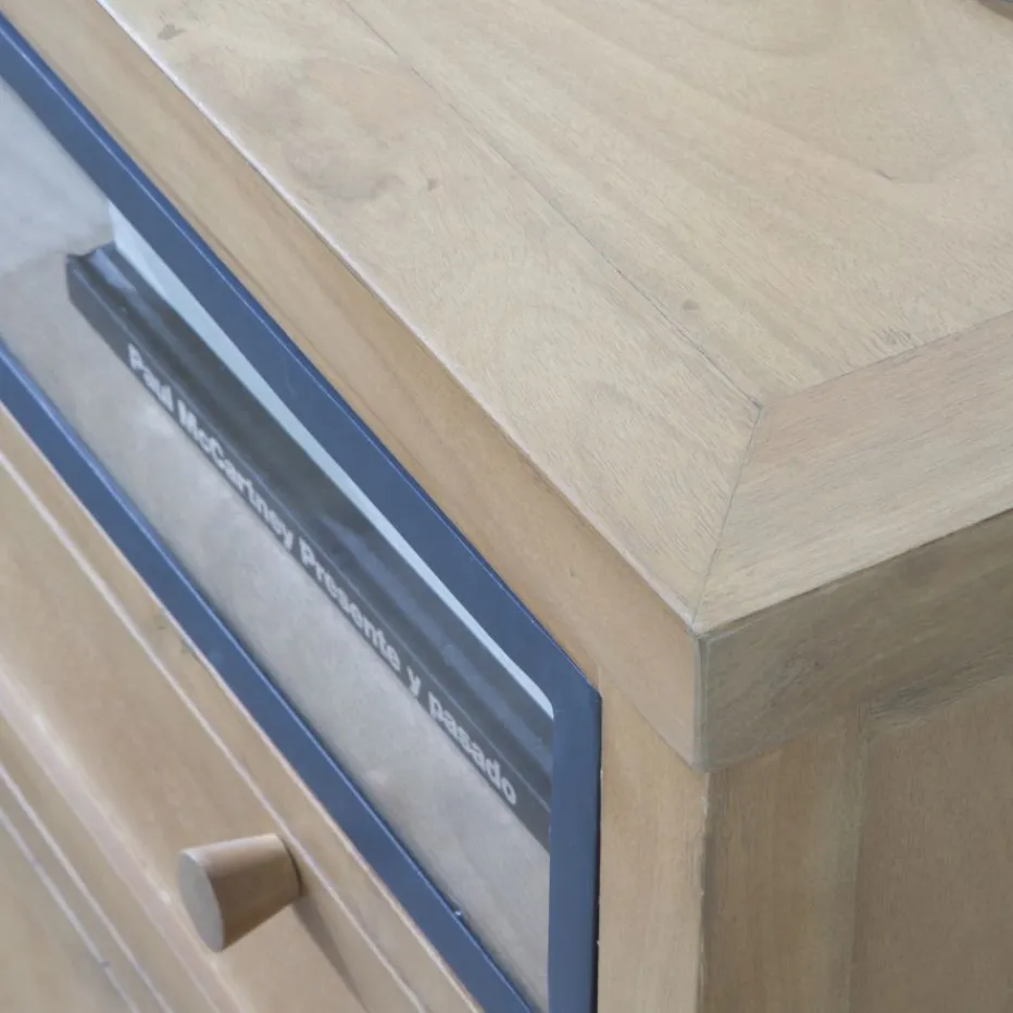 Parma Commode en bois massif de manguier et métal^Banak Online