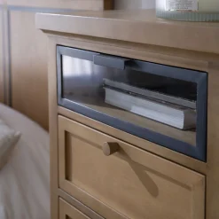 Parma Commode en bois massif de manguier et métal^Banak Clearance