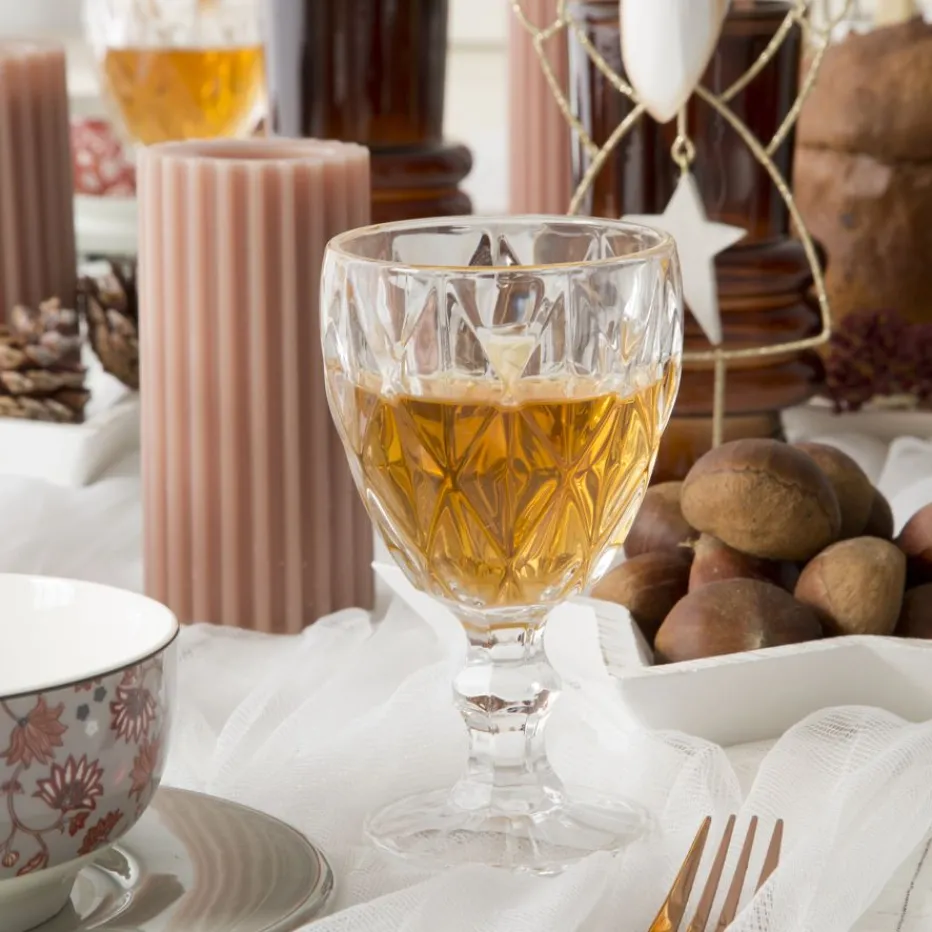 Parties Verre à pied en cristal de 240 ml^Banak New