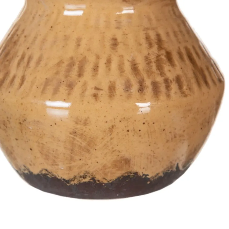Poda Vase marron céramique décoration^Banak Sale