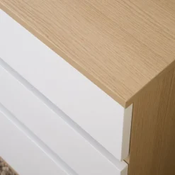 Poppy Caisson à roulettes en chêne clair et blanc^Banak Clearance