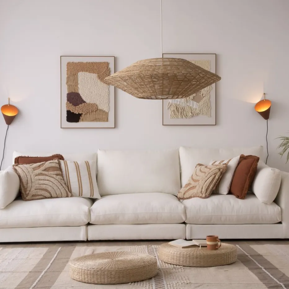 Remas Coussin de sol en fibre naturelle^Banak Sale