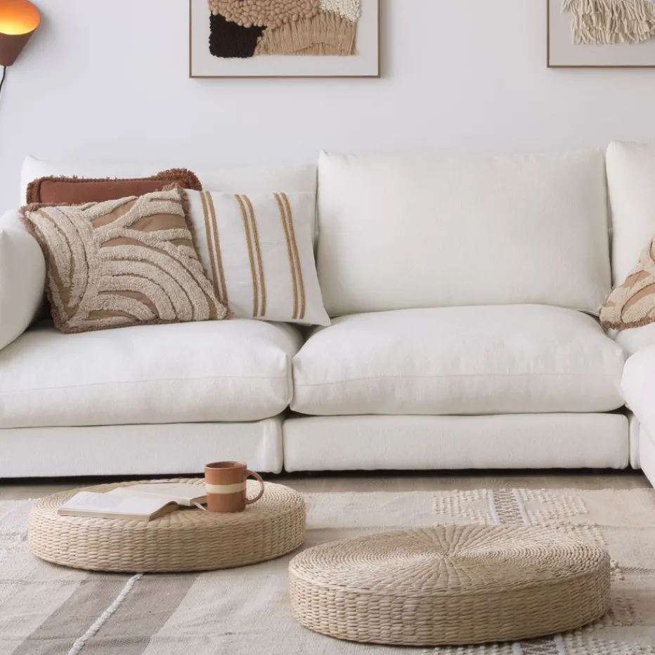 Remas Coussin de sol en fibre naturelle^Banak Sale