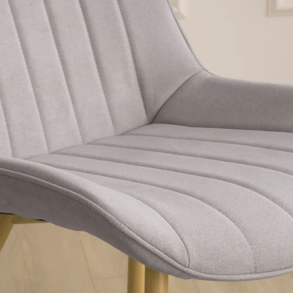 Roma Chaise rembourrée gris^Banak Discount