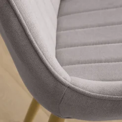 Roma Chaise rembourrée gris^Banak Discount
