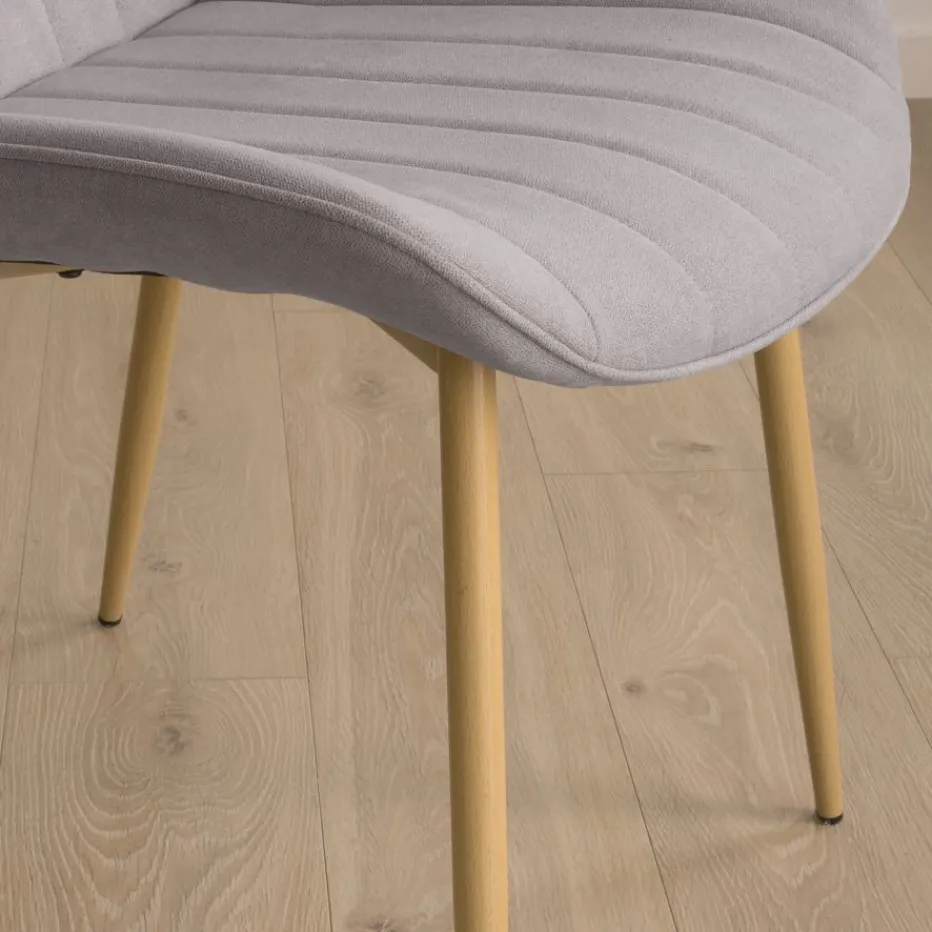 Roma Chaise rembourrée gris^Banak Discount