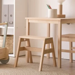 Saga Tabouret enfant en bois réglable^Banak Discount