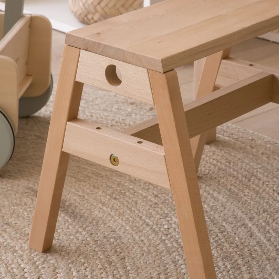 Saga Tabouret enfant en bois réglable^Banak Discount