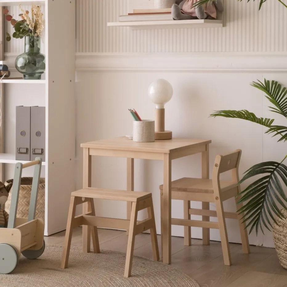 Saga Tabouret enfant en bois réglable^Banak Discount
