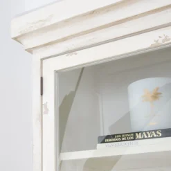 Samet Vitrine en bois massif avec 9 portes en verre^Banak Best