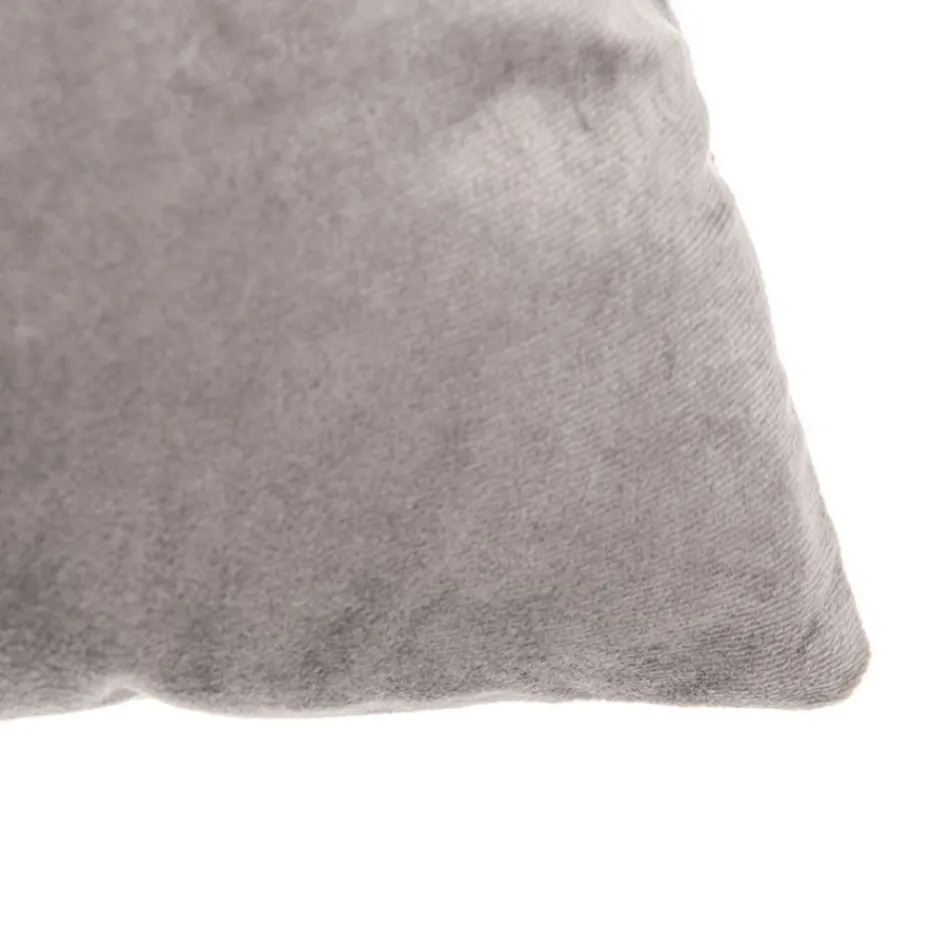 Sidy Coussin velours gris^Banak Discount