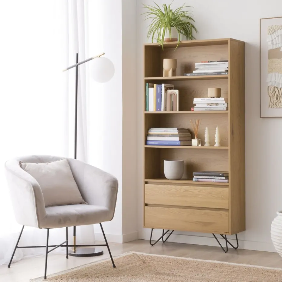 Sigrid Fauteuil velours gris^Banak Online