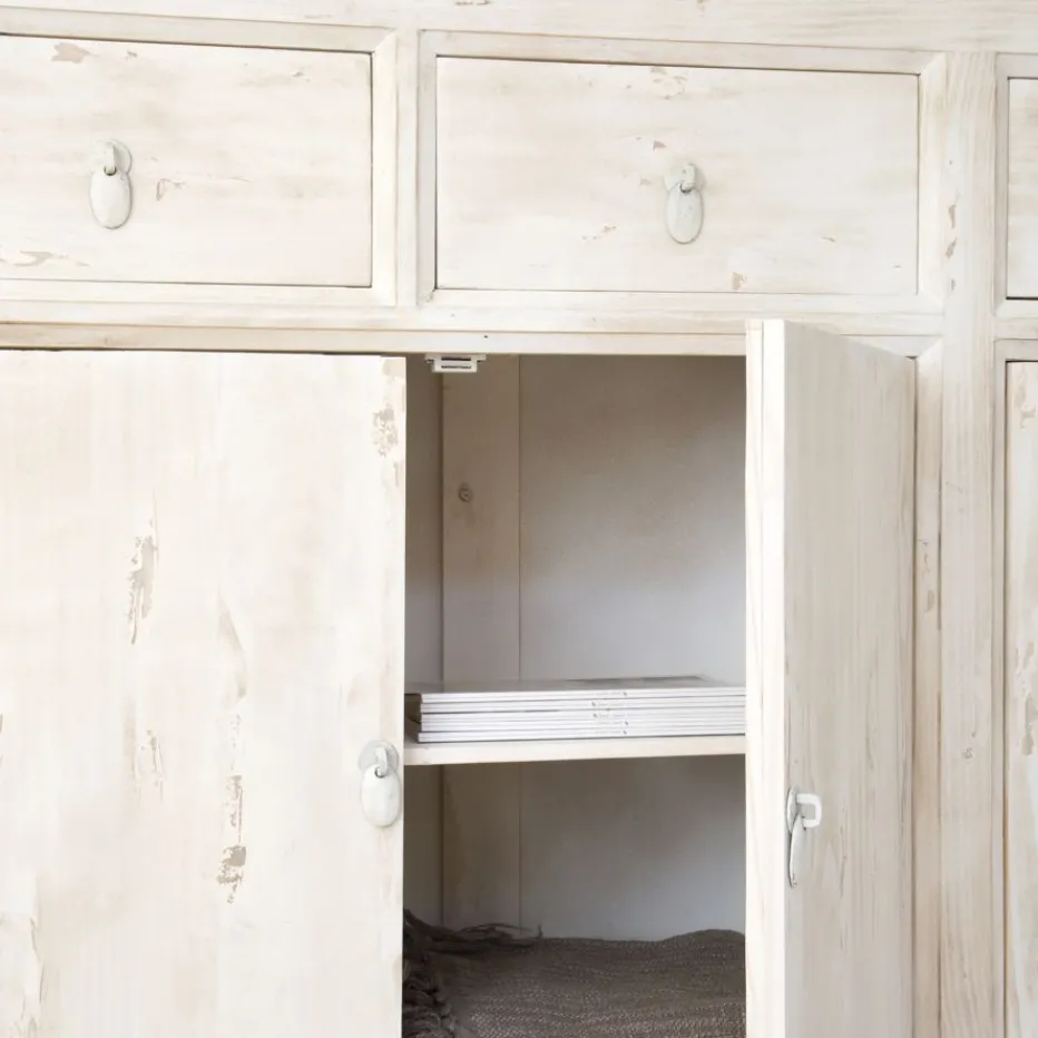 Soho Buffet en bois massif en blanc décapé^Banak Discount