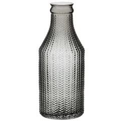 Taja Vase gris en verre décoration^Banak Clearance