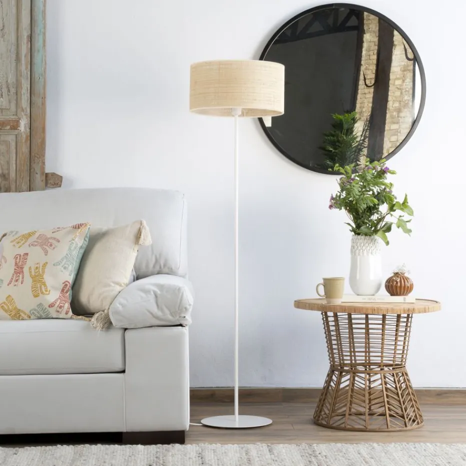 Tawa Lampe pied blanc h 155^Banak