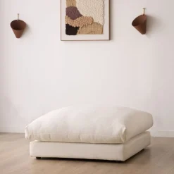 Tokio Pouf carre tapissé^Banak Sale