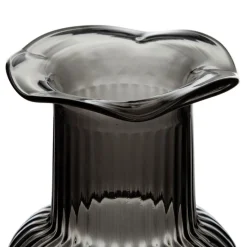 Toko Vase gris en verre décoratif^Banak Hot