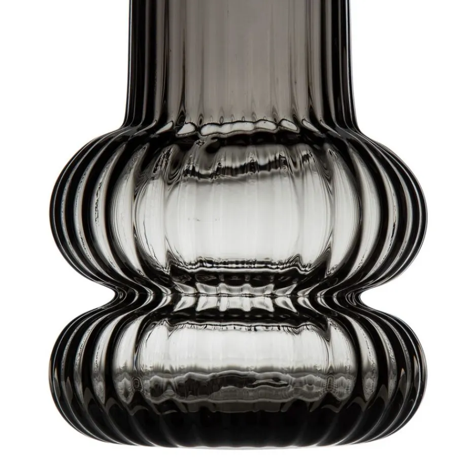 Toko Vase gris en verre décoratif^Banak Hot
