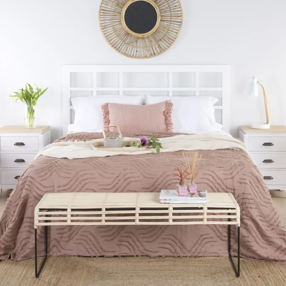 Tribeca Tête de lit en bois laqué blanc pour lit de 150 et 160^Banak Online