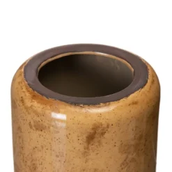 Vacy Pot de fleurs marron en céramique^Banak Hot