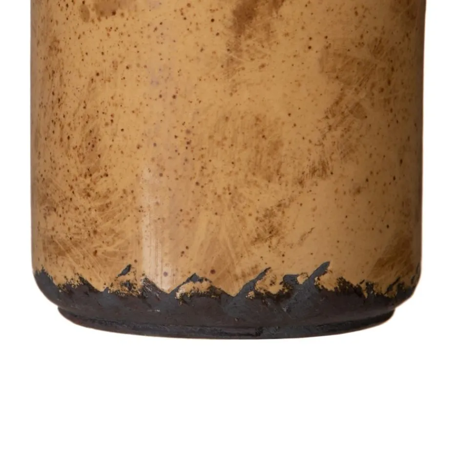 Vacy Pot de fleurs marron en céramique^Banak Hot