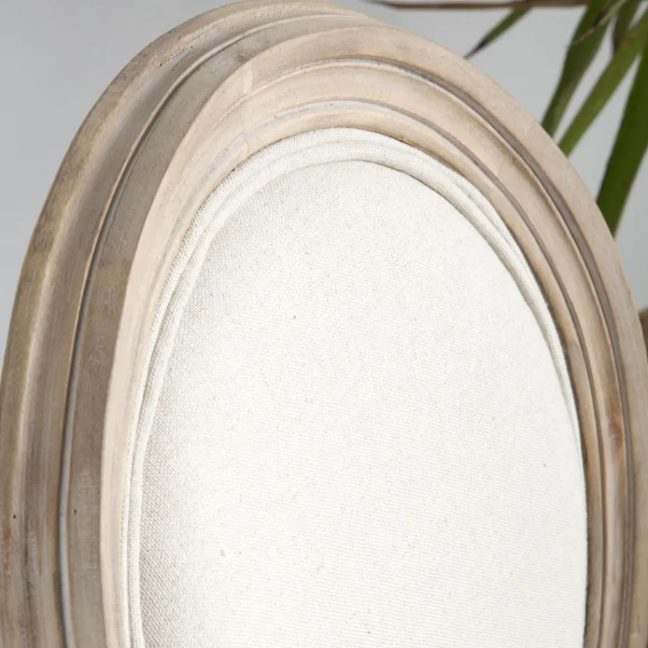 Victoria Chaise en bois massif de bouleau rembourrée en beige^Banak Discount