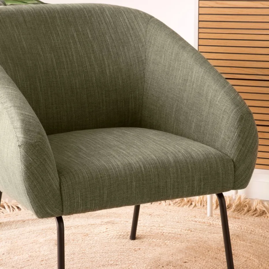 Viggo Fauteuil tapissé vert^Banak Sale