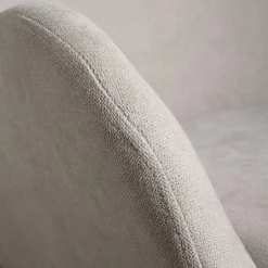 Vinci Fauteuil à bascule beige avec pieds en bois^Banak